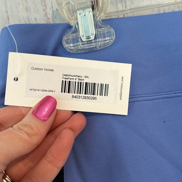 NWT Outdoor Voices FreeForm 3” skort - Picture 4 of 7